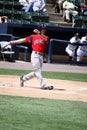 Pawtucket Red Sox batter Josh Reddick Royalty Free Stock Photo