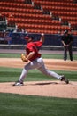 Pawtucket Red Sox pitcher Brandon Duckworth Royalty Free Stock Photo