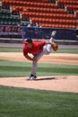 Pawtucket Red Sox pitcher Brandon Duckworth Royalty Free Stock Photo