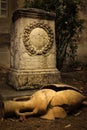 PAX AUGUSTA ALTAR. Ancient roman inscription. Narbonne. France