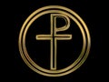 Pax Christi Symbol in Circle