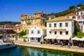 Paxos harbor, Greece, Paxos a small island south of Corfu one of the Greek islands in the Ionian sea Royalty Free Stock Photo