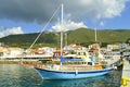 Paxos harbour Marco Polo tourist ship