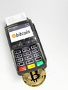 Pay with bitcoin , Payment machine POS terminal