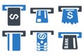 Pay Box Flat Vector Icons Royalty Free Stock Photo