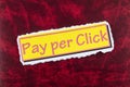 Pay click online internet marketing website advertising digital network traffic