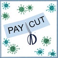 Pay cut to all employees during Coronavirus crisis