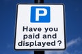 Pay and Display Car Park