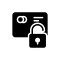 Pay vector glyph flat icon Royalty Free Stock Photo
