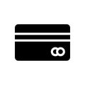 Pay vector glyph  flat icon Royalty Free Stock Photo