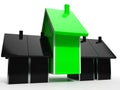 Pay Off Mortgage Icon Showing Housing Loan Payback Complete - 3d Illustration