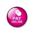 Pay online now Royalty Free Stock Photo