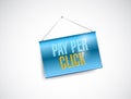 Pay per click hanging banner