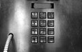 Pay Phone Key Pad Royalty Free Stock Photo