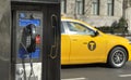 Pay phone in New York Royalty Free Stock Photo