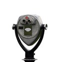 Pay Telescope on White Royalty Free Stock Photo