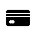 Pay vector glyph flat icon Royalty Free Stock Photo
