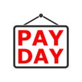 PAYDAY Announcement, Flat Illustration