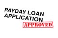 Payday Loan Application Royalty Free Stock Photo