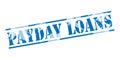 Payday loans blue stamp