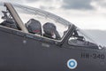 Finnish Air Force British Aerospace Hawk Mk 51 jet trainer aircraft from the Midnight Hawks display team
