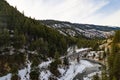 Payette River and old train tracks Royalty Free Stock Photo