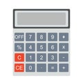 Paying bills.Calculator icon and vector.