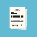 Paying bills, payment of utility, bank and other, vector, illustration