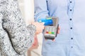 Paying with contactless credit or debit card