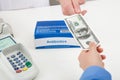 Paying For Medicine Using Cash Royalty Free Stock Photo