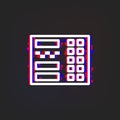 Payment apparatus glytch icon. Simple thin line, outline vector of web icons for ui and ux, website or mobile application