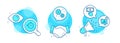 Payment click, Statistics timer and Work icons set. Timer sign. Financial transfer, Growth chart, Settings. Vector