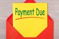 Payment Due Concept Royalty Free Stock Photo