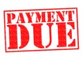 PAYMENT DUE Royalty Free Stock Photo