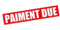 Payment due Royalty Free Stock Photo