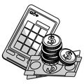 payment economy icon image Royalty Free Stock Photo