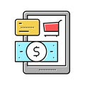 payment option color icon vector illustration