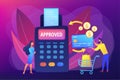 Payment processing concept vector illustration