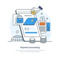 Payment processing, online money transfer, security financial transaction