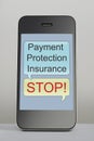 Payment Protection Insurance claim spam text message