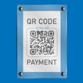 Payment QR code for Mobile, Qr code payment, E wallet , digital pay without money cashless technology to pay