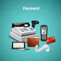 Payment Realistic Composition