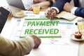 Payment Received Taxation Tax Time Concept Royalty Free Stock Photo