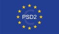 Payment Services Directive 2 PSD2 Royalty Free Stock Photo