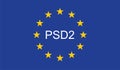 Payment Services Directive 2 PSD2 Royalty Free Stock Photo