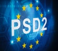 Payment services directive PSD2 Royalty Free Stock Photo
