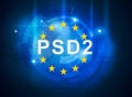 Payment services directive PSD2 Royalty Free Stock Photo