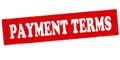 Payment terms