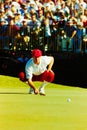 Payne Stewart putting green celebrity Royalty Free Stock Photo