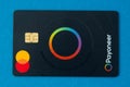 Payoneer credit card. Master Card. Global international payment system. Ukraine, Kyiv - February 4, 2024